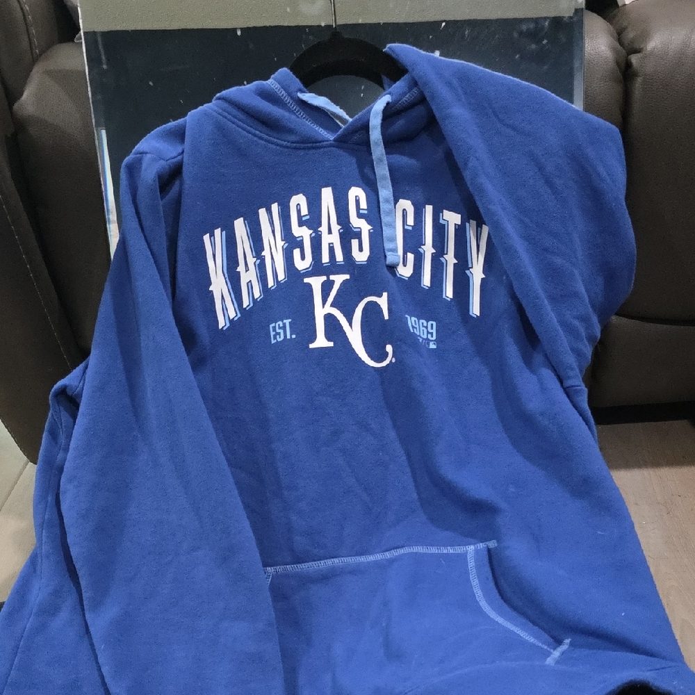 Fanatics Blue Kansas City Crewneck Sweater